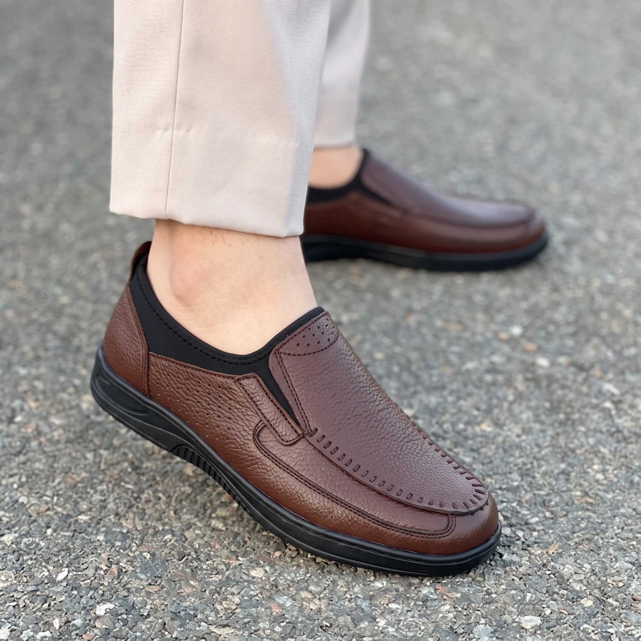 NOIR - BROWN | EXTRA 10% OFF + FREE delivery + FREE shoe cream + FREE shoe care brush + FREE shoe care glove |